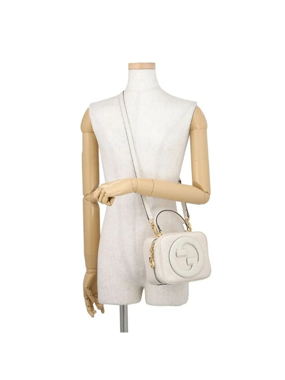 Gucci Handbag Blondie Top Handle Leather Bag 2-Way